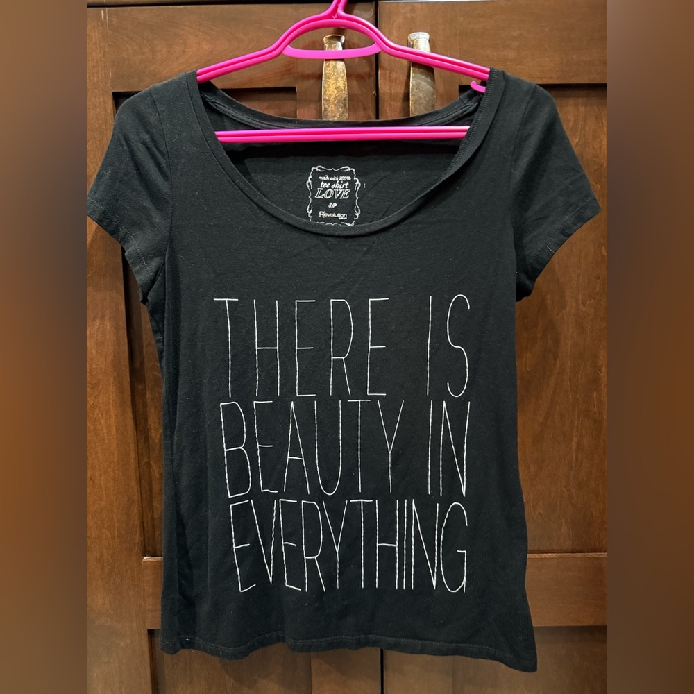 Revolution Black Inspirational Tee